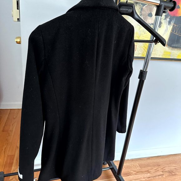 Calvin Klein Womens Wool Shawl Collar Coat Winter Jacket 10 L Cashmere - Picture 7 of 7